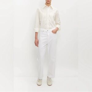 Agolde 90’s crop Women's off White ivory Jeans size 30